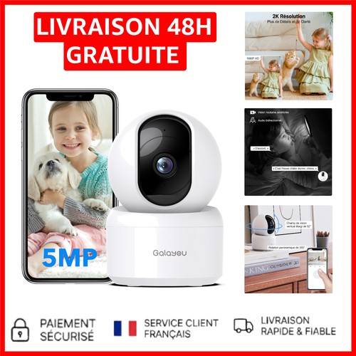 Caméra intelligente 5mp avec - intelligente,