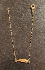 Rare Bracelet Ancien Plume Vintage French Antique Jewellery