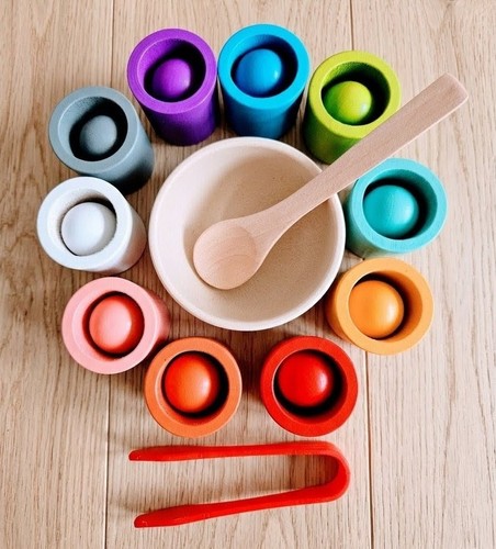 Jouet tri couleurs bois - en,