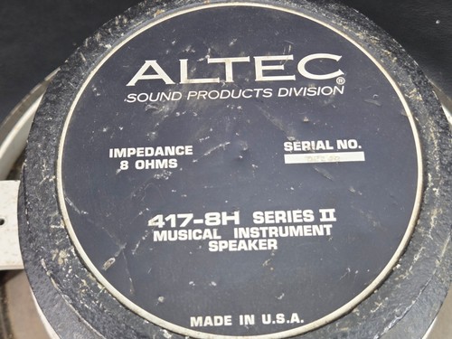 Altec lansing 417 - altec, ii