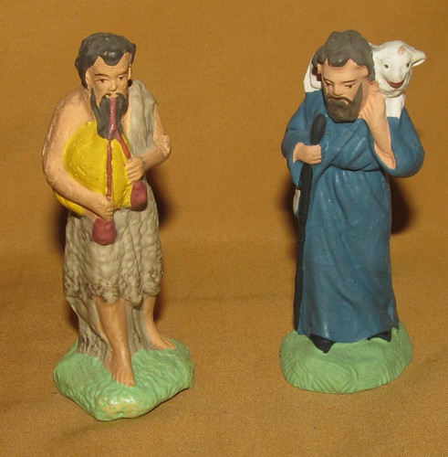 Santons crèche anciens - , de