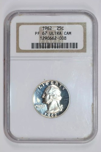 1962 proof washington quarter - 1962,