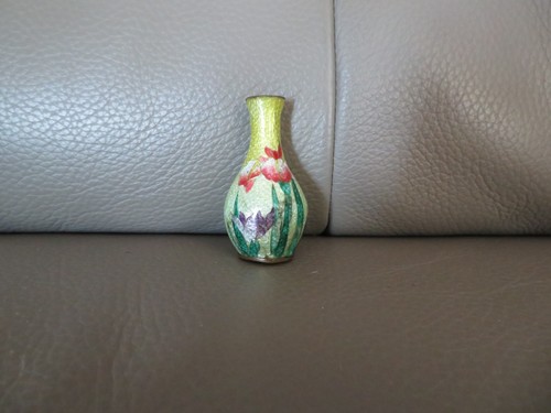 Ancien petit vase - vase, émaux