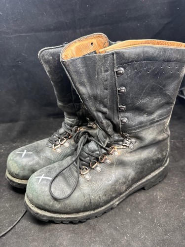 Bottes combat cuir - en,