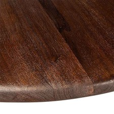 Table ronde manguier marron foncé 150x77cm