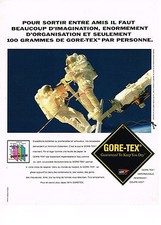 PUBLICITE ADVERTISING 0314  1993   GORE-TEX     coupe-vent textile imperméable