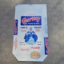 Vintage Courtesy Flour Sack