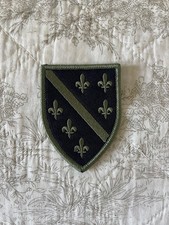 écusson militaire en tissus