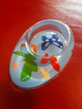 Porte-bougie papillon en verre