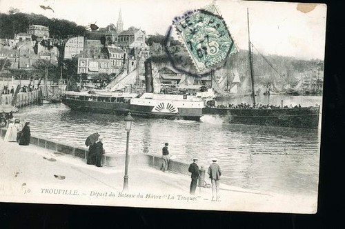 Trouville bateau roue - bateau,
