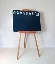 grand tableau d'écolier ardoise pliable JeuJura Vintage 100cm