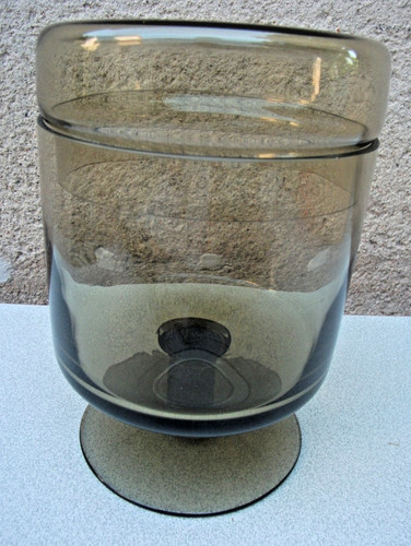 Pot bicuits verre fumé - en,