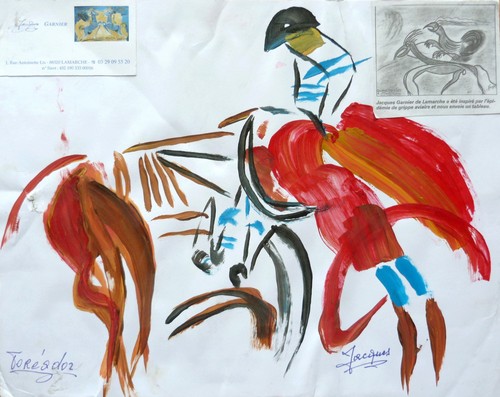 Scene corrida torero ou - scene, le