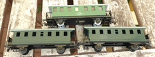 Trix Express - Piko 3 X Wagons De Voyage Donnerbüchsen En Bon État, D'occasion