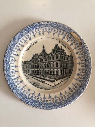 Ancienne assiette exposition - assiette,