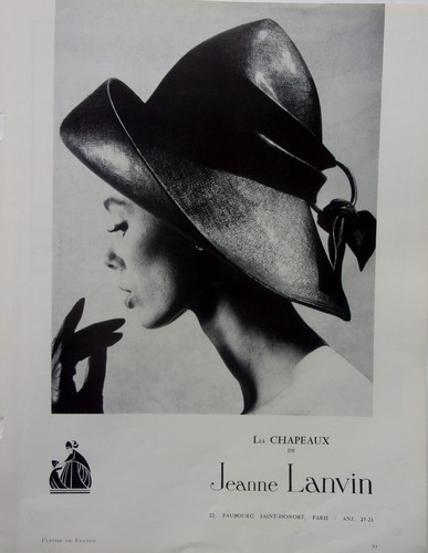 Rare publicite les chapeaux - les, de