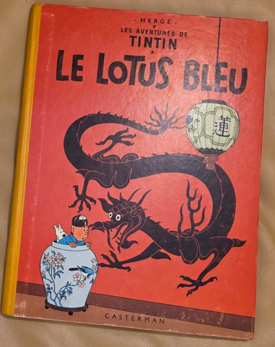 Tintin le lotus bleu - lotus, /