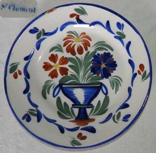 Assiette ancienne clement - assiette, st
