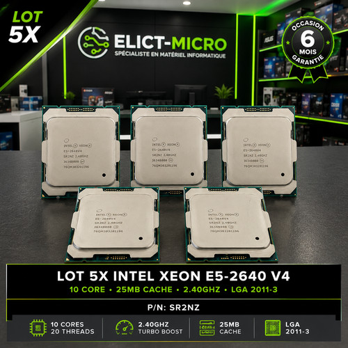 Lot intel xeon 2640 v4 - lot, 5x