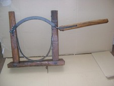 Ancien outil  fagoteur, forestier, jardin du XIXème forgé à la main 40 x42x86 cm