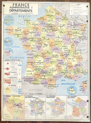 Ancienne carte scolaire - 🌏,