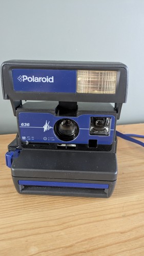 Rare polaroid 636 - polaroid, bleu
