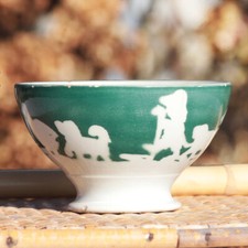 Ancien bol en faïence Terre