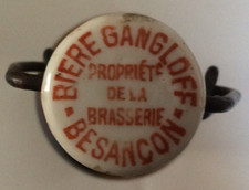 Bouteille ancienne de Brasserie : Bière Gangloff à Besançon
