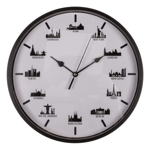 Horloge design villes monde - design,