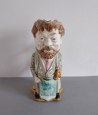 Onnaing  741 - Pichet Le Député Baudon assis sur la Réforme urgente en barbotine