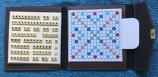 RARE Jeu de SCRABBLE DUPLICATE compétition avec étui - Plateau magnétique