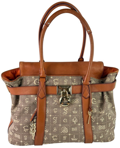 Lancel daligramme taupe canvas - daligramme,