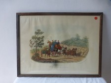Ancienne gravure lithographie