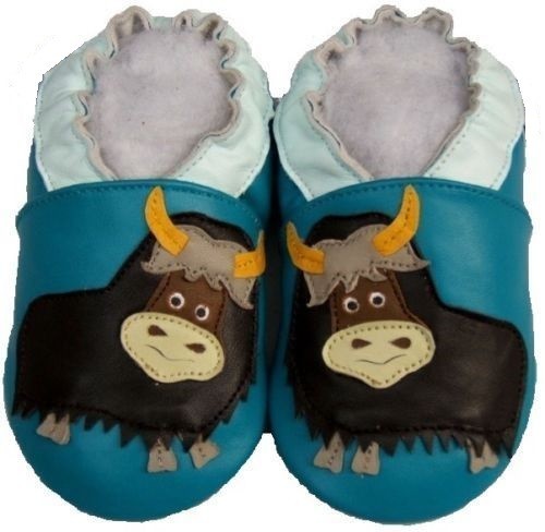 Chaussons cuir souple - chaussons,