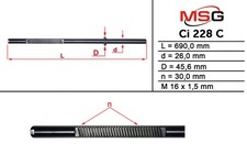 Barreaux de crémaillère de direction Fiat Scudo Peugeot Expert Citroen Jumpy