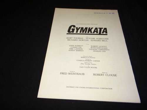 Gymkata dossier presse - gymkata,