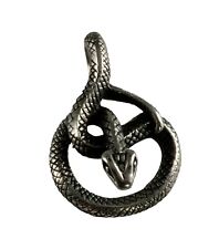 Pendentif Serpent Noeud Infini Cobra Argent 925 #  K42B 6910