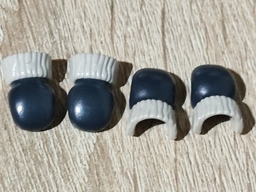 Playmobil gants bleu - playmobil, x4