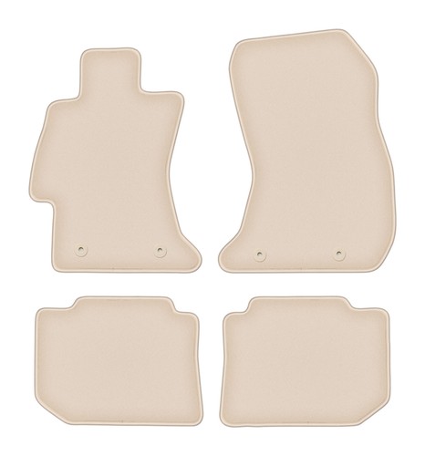 Tapis sol velours beige - tapis,