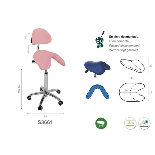 S3661 tabouret selle - s3661, de