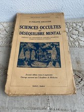 Ancien Livre Sciences Occultes