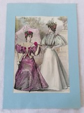 GRAVURE  PROVENANT DE "LA MODE