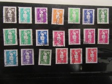 FRANCE - LOT DE TIMBRES  Marianne de Briat oblitérés