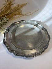 Ancienne assiette en étain