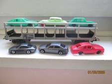 lots de 2 wagons jouef  STVA transport de voiture  sans  boîte  bon état d'usage