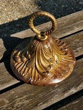 Grande rosace coupelle décor en Bronze  piece de Lustre ou Lanterne 