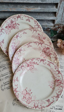 4 ANCIENNES ASSIETTES PLATES