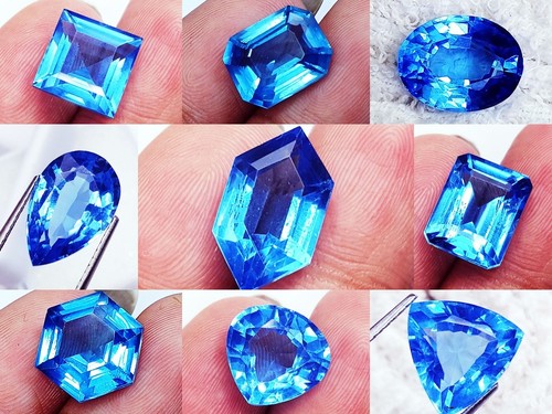 Naturel topaze bleu - topaze,