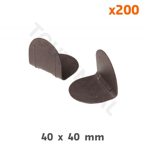 Angle sans picot pour