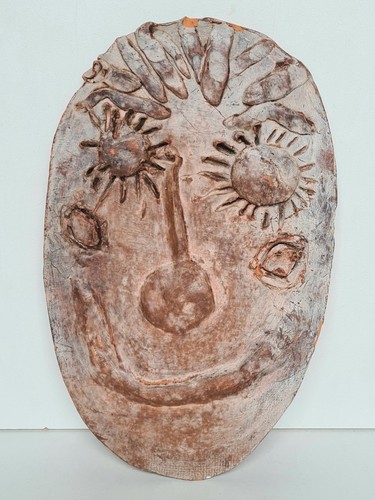 Masque visage terre cuite - masque,